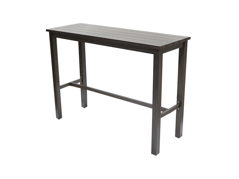 Tavolo da bar da patio in alluminio Aspect con altezza barra 56X20,5 pollici
